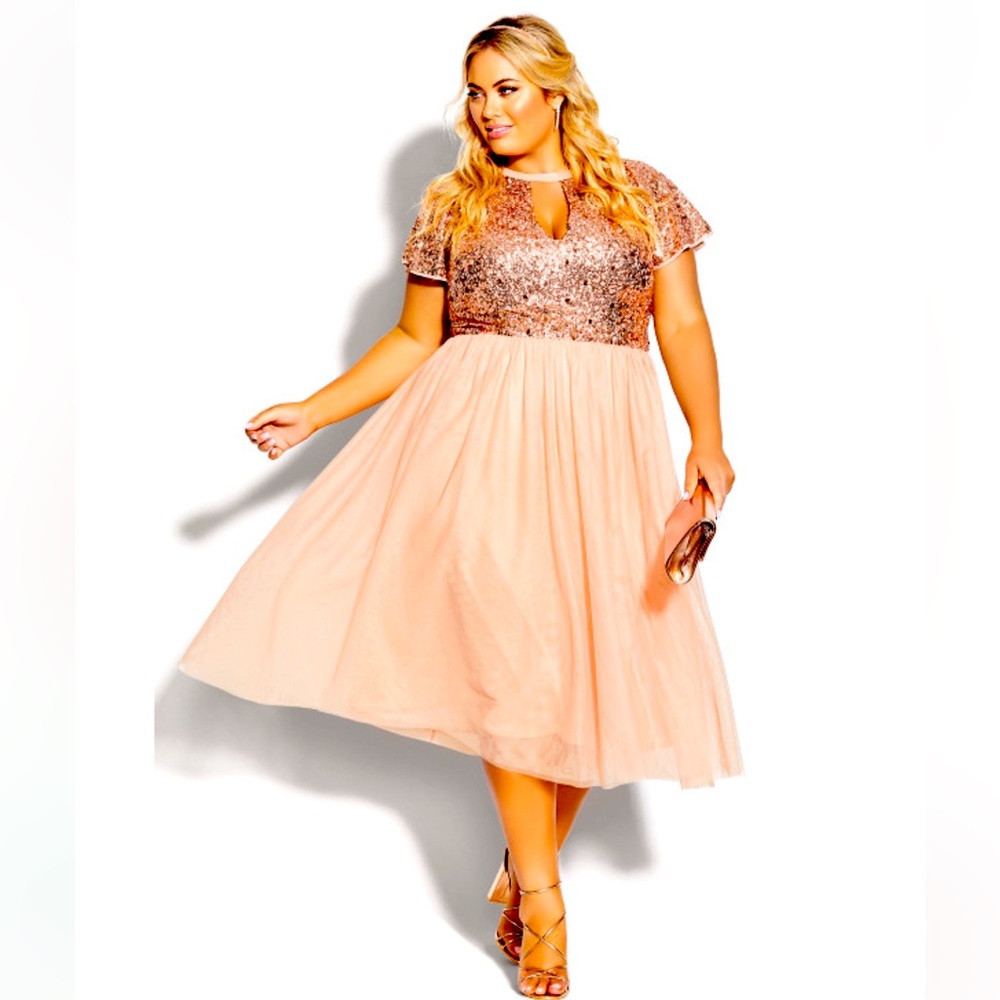 City chic Sparkle Joy midi dress size L/20